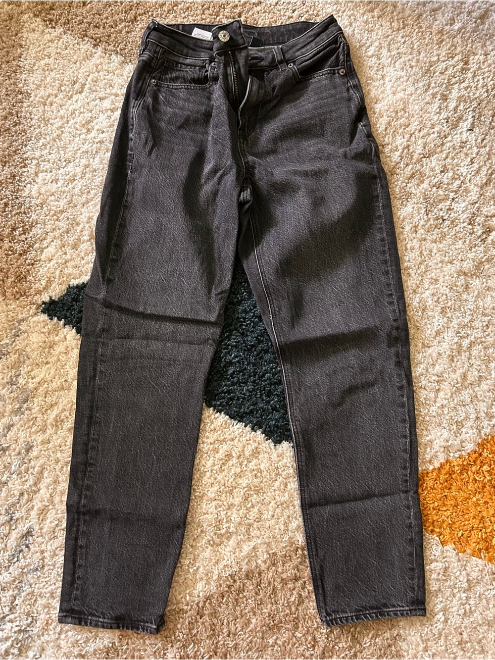 American Eagle Outfitters Black Straight-Leg Women’s Jeans